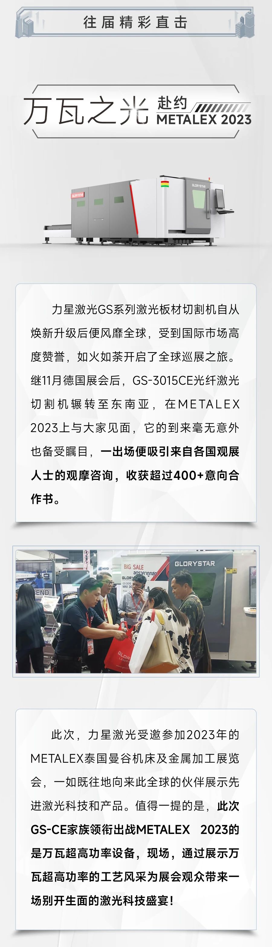 2023再出征！力星激光攜萬瓦設備亮相METALEX泰國曼谷機床及金屬加工展！