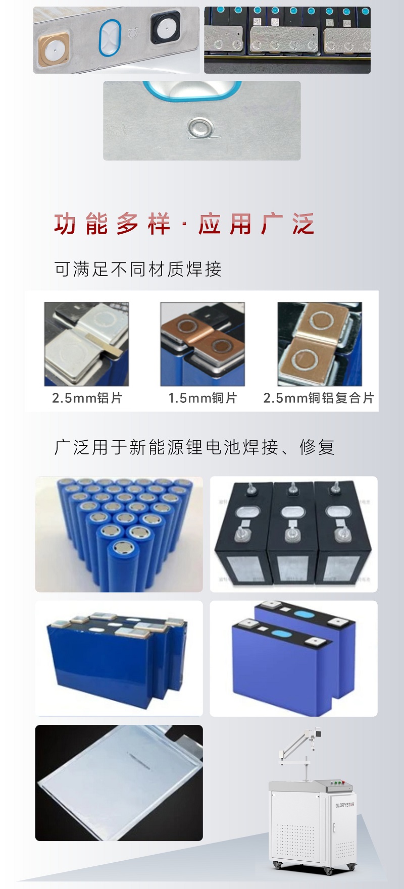 手持振鏡激光焊接機，為您提供鋰電池模組高效焊接解決方案！